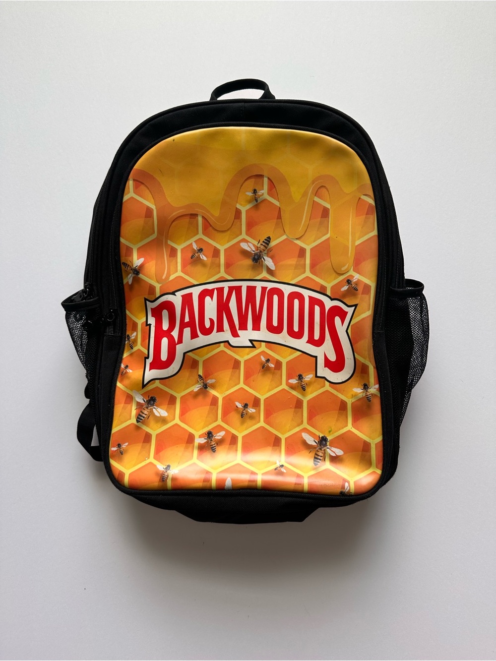 Backwoods Honeycomb Print Backpack - Yellow/Black